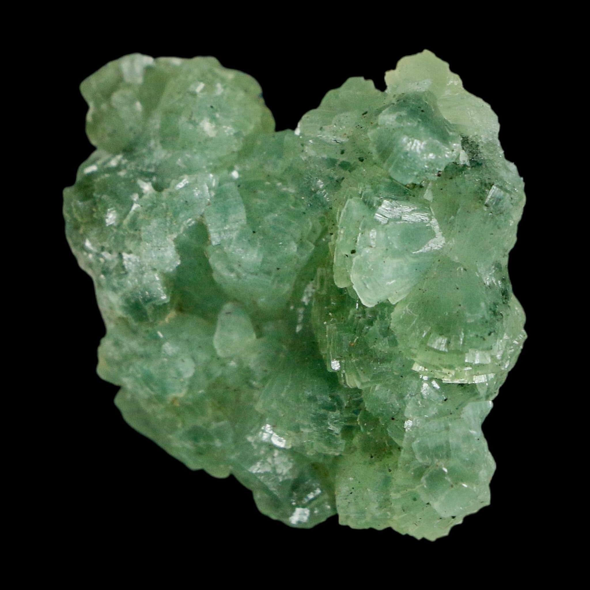 1.3" Rough Green Prehnite Crystal Mineral Specimen Location Imilchil, Morocco