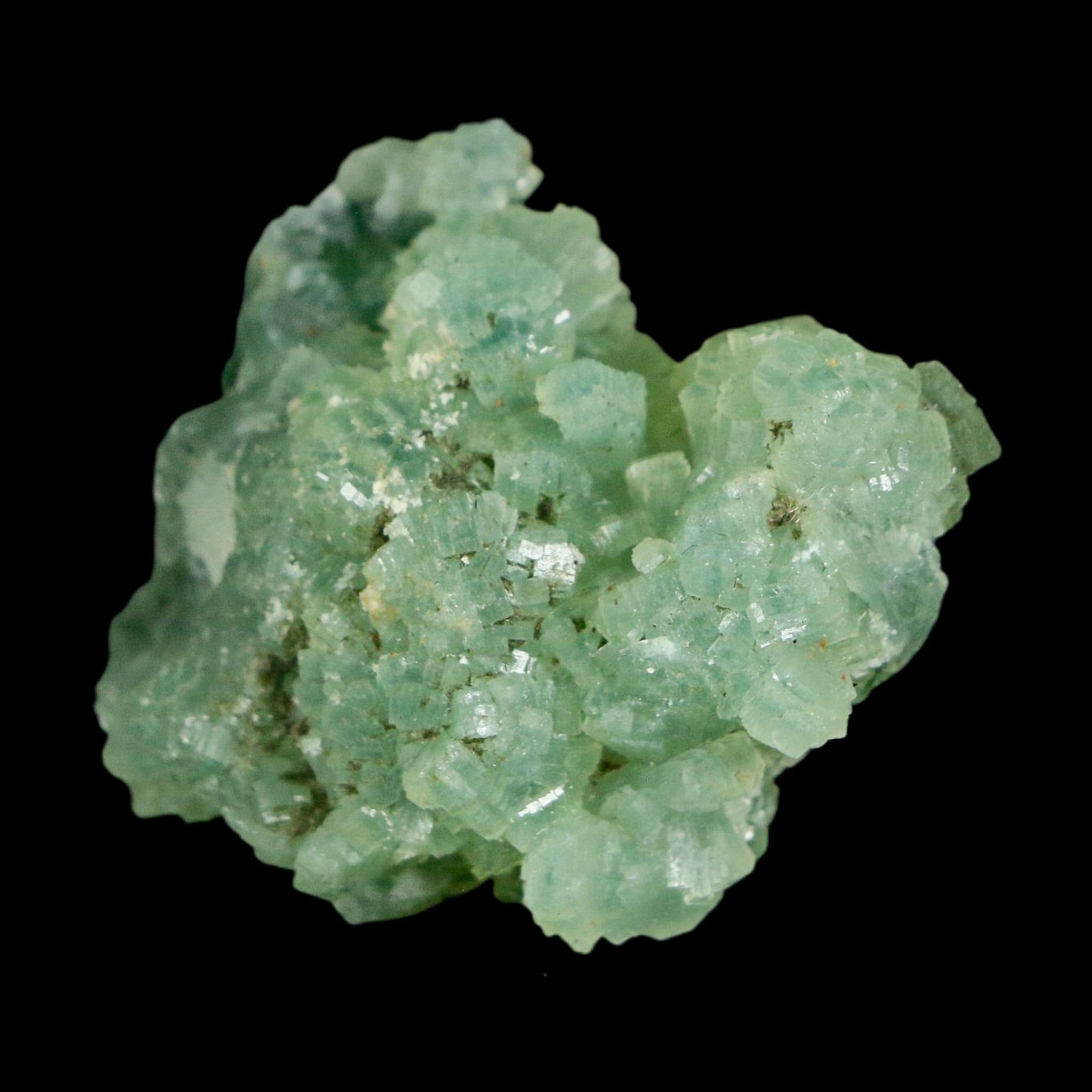 1.3" Rough Green Prehnite Crystal Mineral Specimen Location Imilchil, Morocco