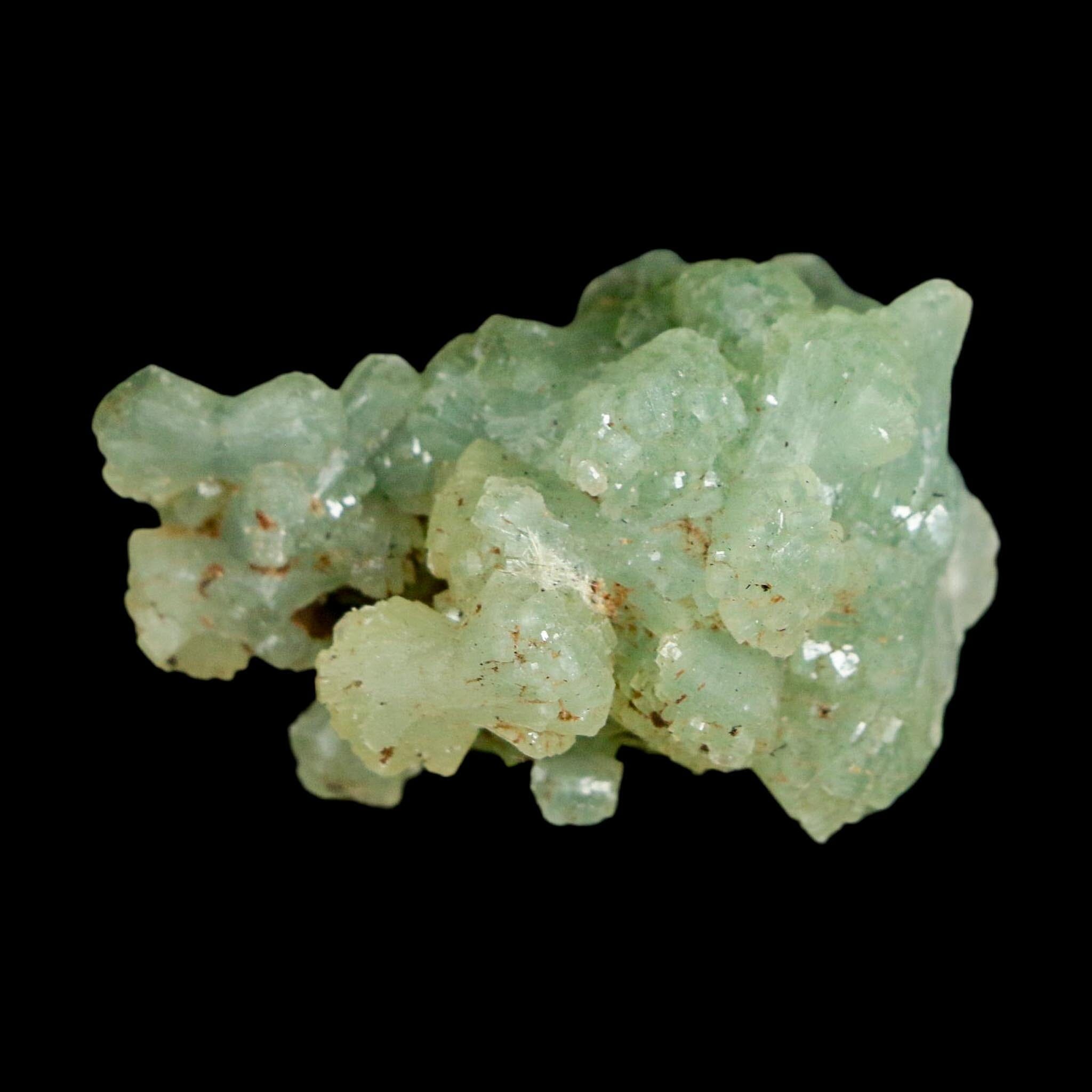 1.7" Rough Green Prehnite Crystal Mineral Specimen Location Imilchil, Morocco