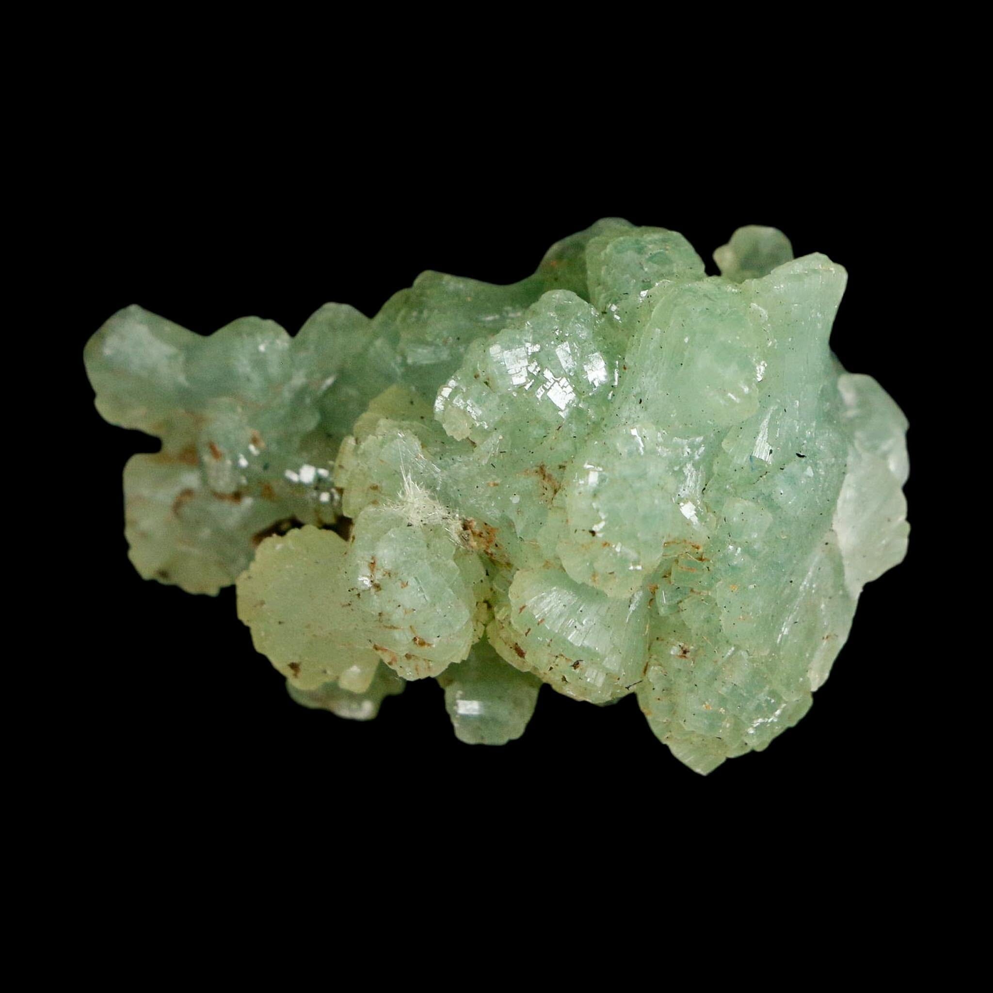 1.7" Rough Green Prehnite Crystal Mineral Specimen Location Imilchil, Morocco