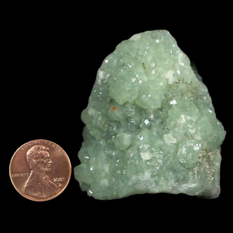 2" Rough Green Prehnite Crystal Mineral Specimen Location Imilchil, Morocco - Fossil Age Minerals