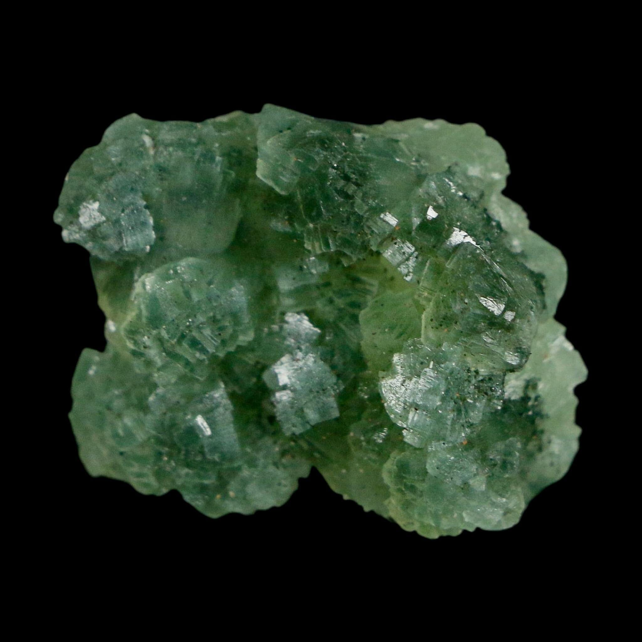 1.1" Rough Green Prehnite Crystal Mineral Specimen Location Imilchil, Morocco