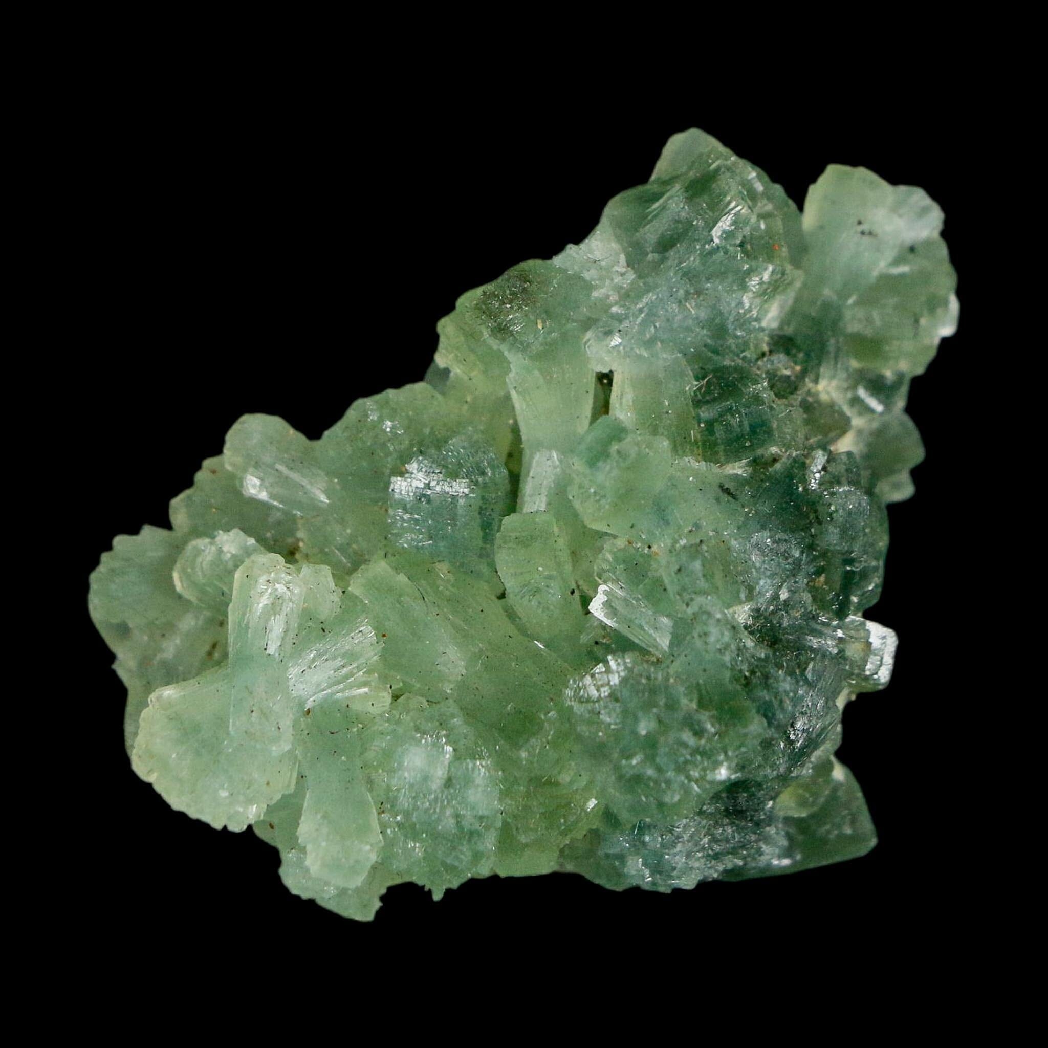 1.5" Rough Green Prehnite Crystal Mineral Specimen Location Imilchil, Morocco