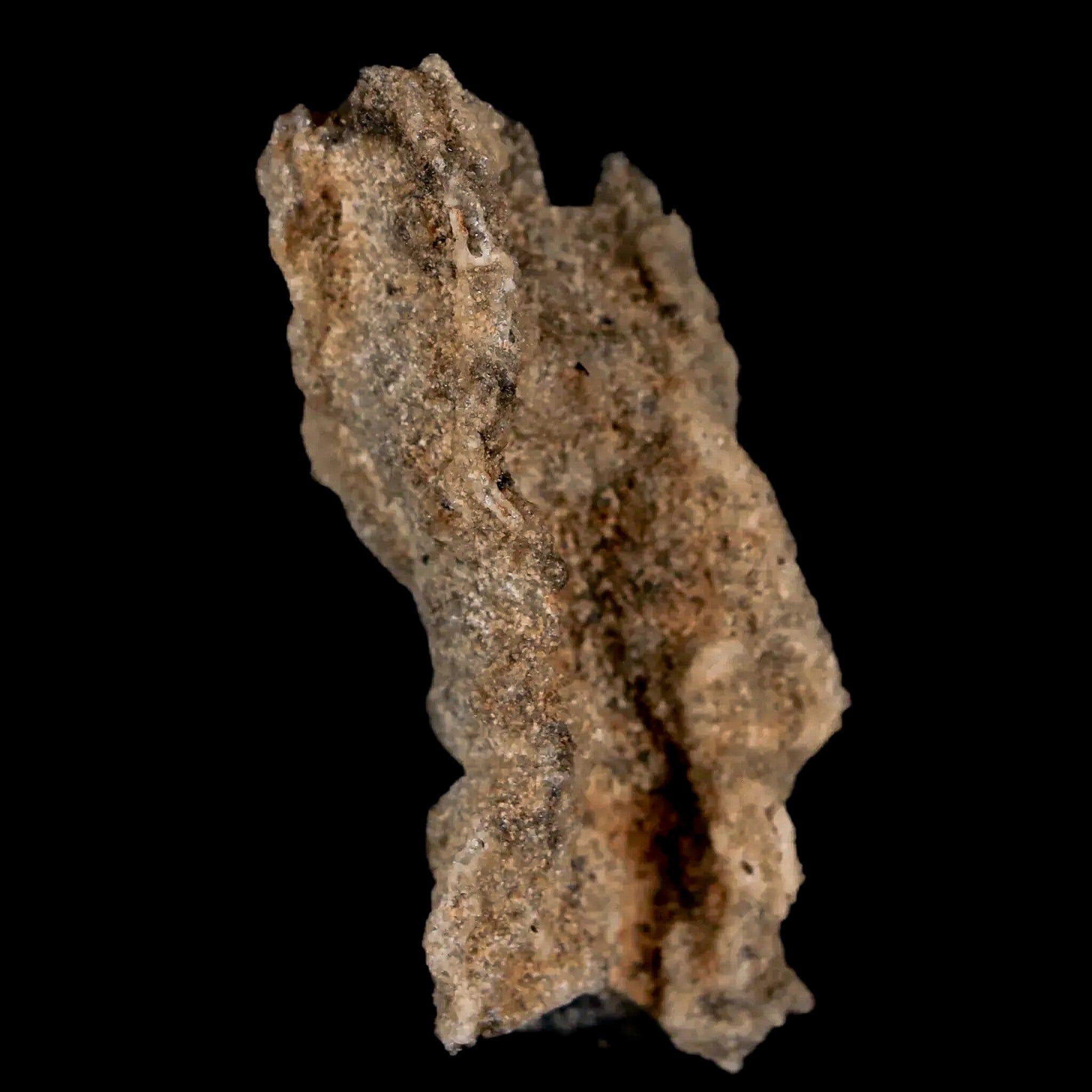 1.8" Fulgurite Petrified Lightning Strike Glass Sahara Desert Algeria - Fossil Age Minerals