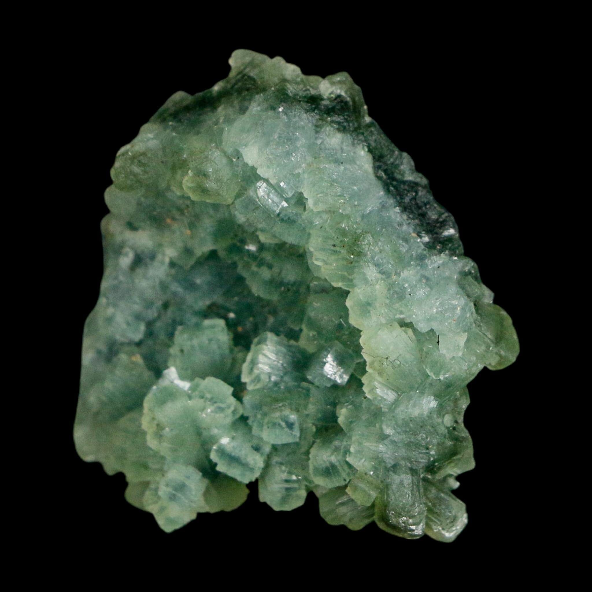1.3" Rough Green Prehnite Crystal Mineral Specimen Location Imilchil, Morocco