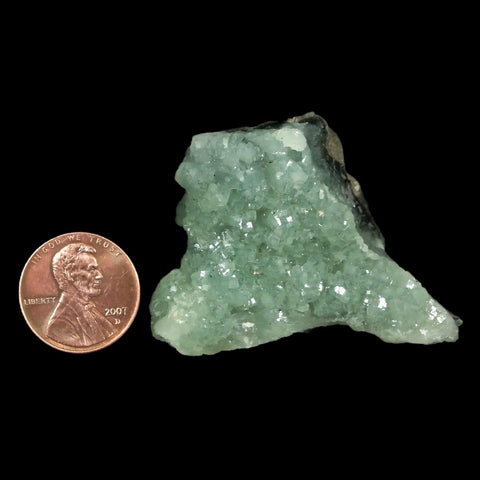 1.9" Rough Green Prehnite Crystal Mineral Specimen Location Imilchil, Morocco - Fossil Age Minerals