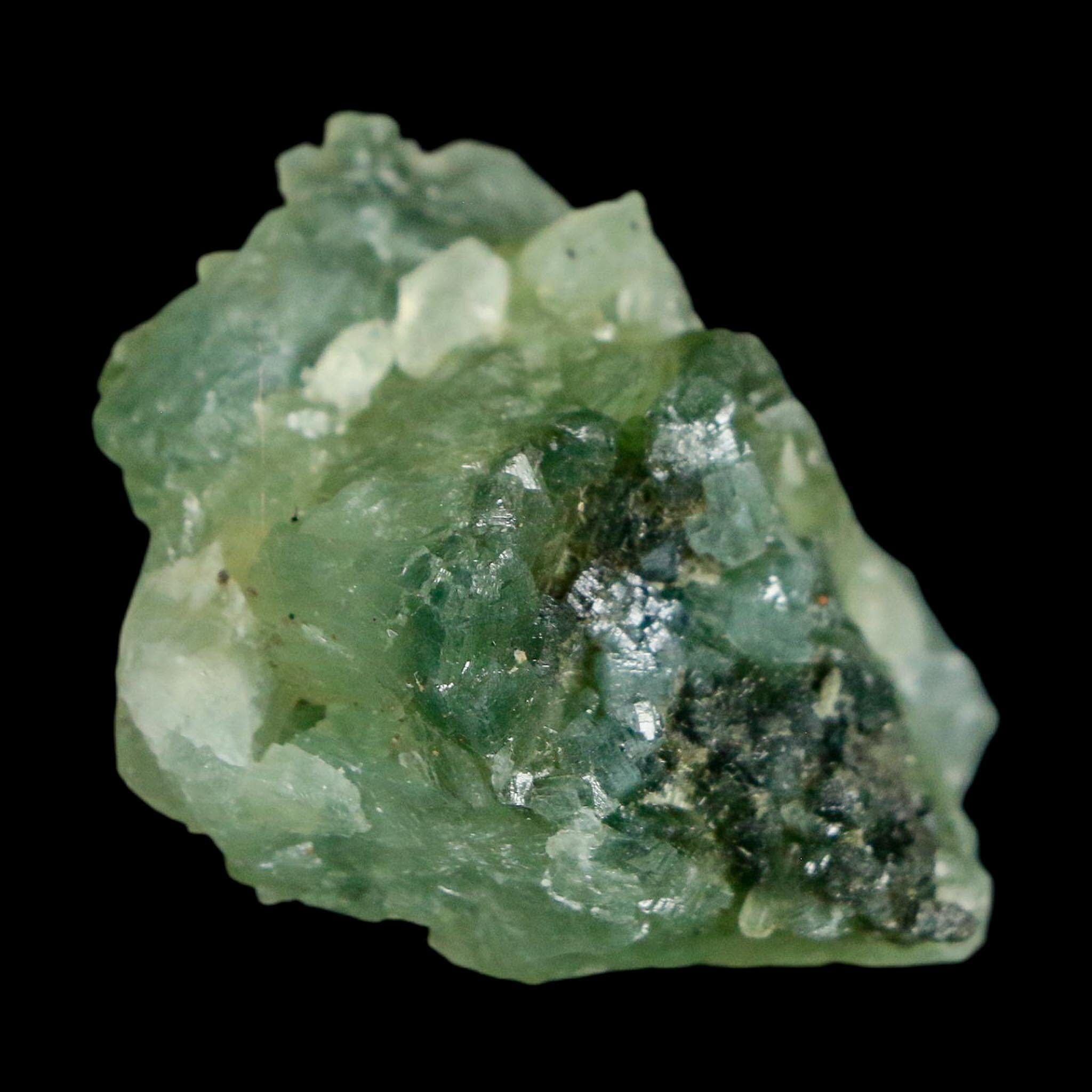 1.4" Rough Green Prehnite Crystal Mineral Specimen Location Imilchil, Morocco