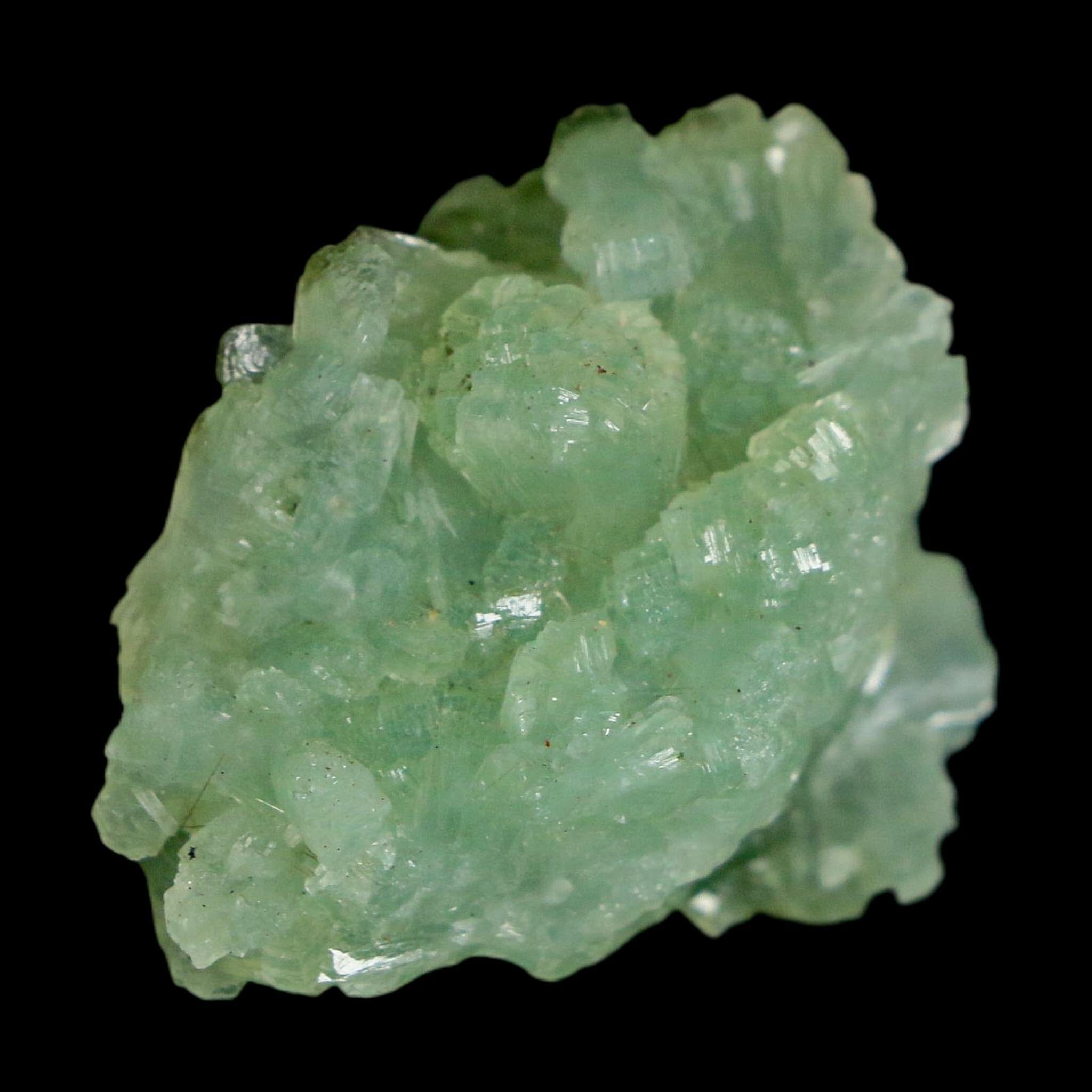 1.4" Rough Green Prehnite Crystal Mineral Specimen Location Imilchil, Morocco