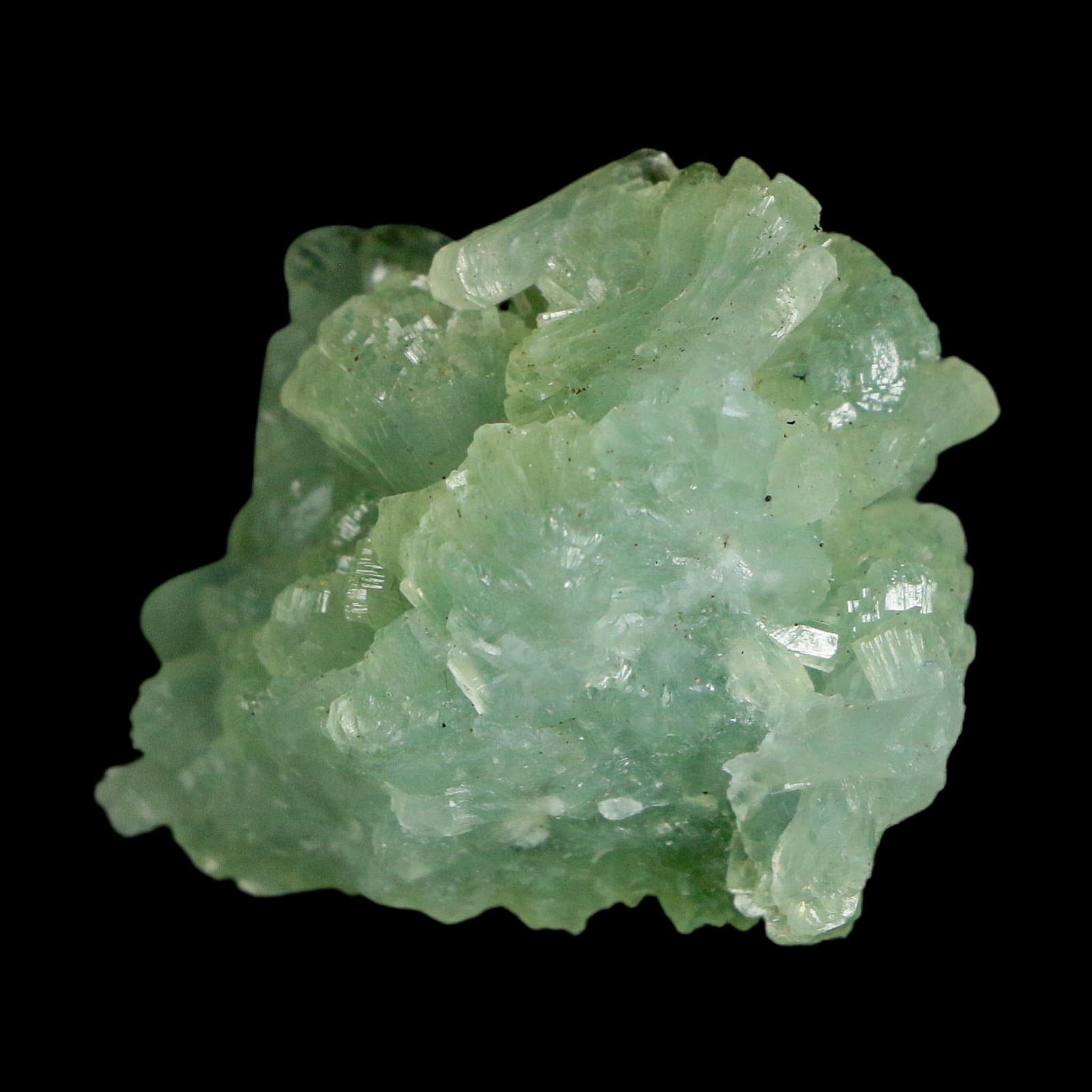1.4" Rough Green Prehnite Crystal Mineral Specimen Location Imilchil, Morocco