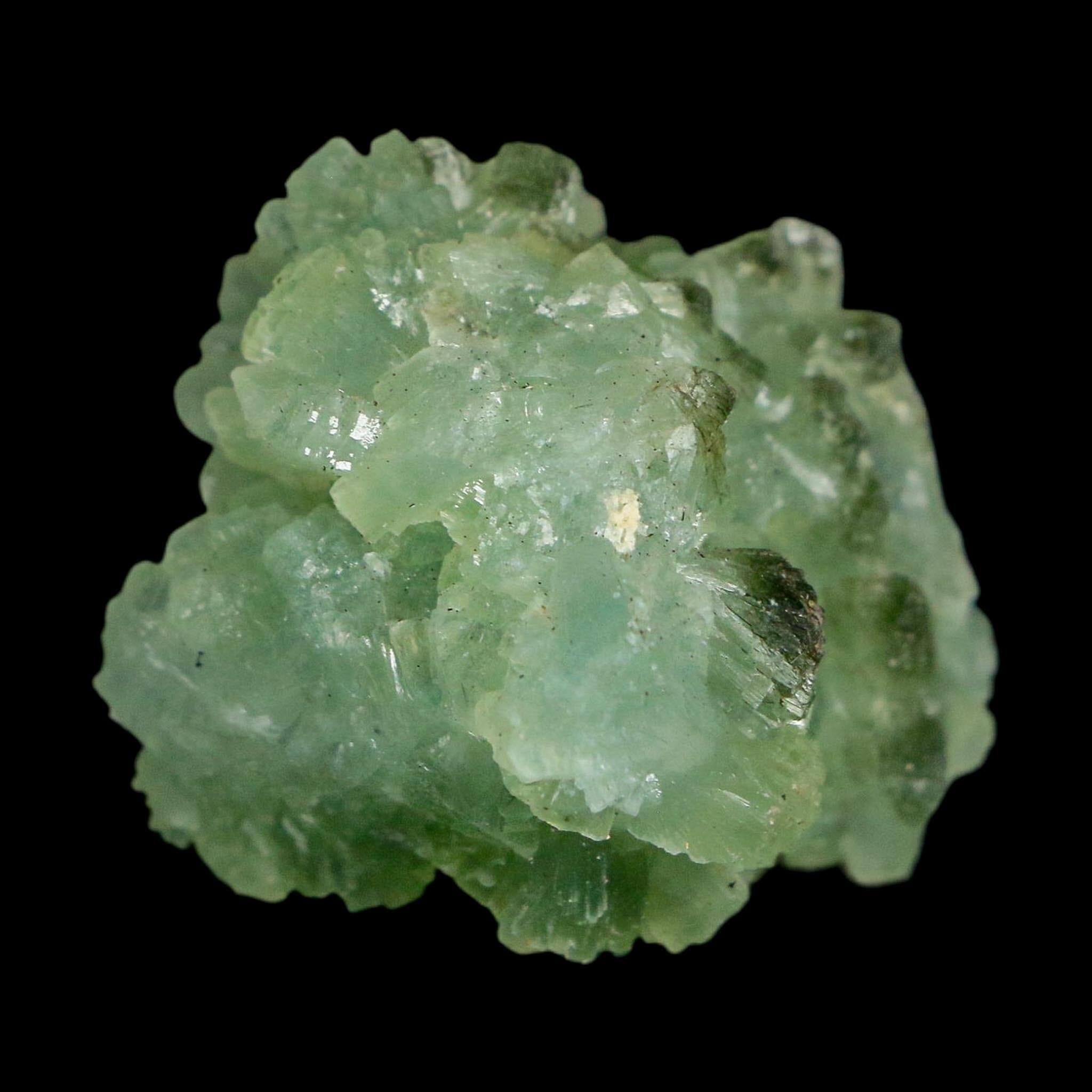 1.4" Rough Green Prehnite Crystal Mineral Specimen Location Imilchil, Morocco