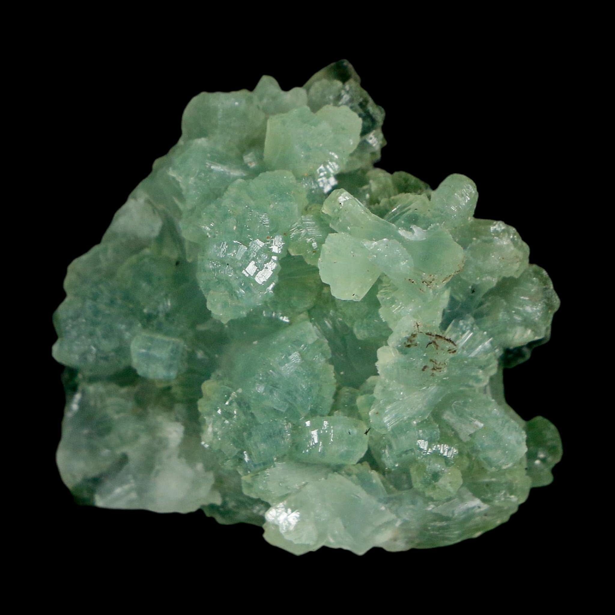 1.4" Rough Green Prehnite Crystal Mineral Specimen Location Imilchil, Morocco
