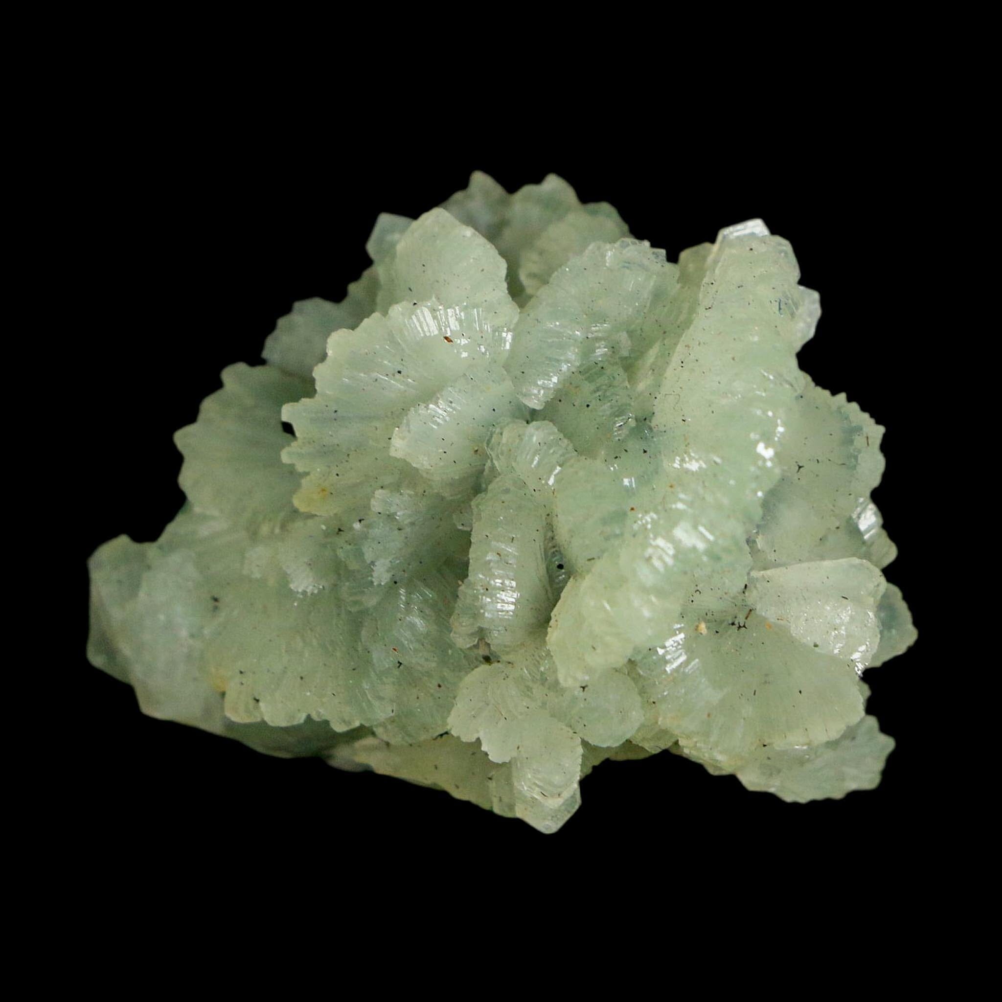1.6" Rough Green Prehnite Crystal Mineral Specimen Location Imilchil, Morocco