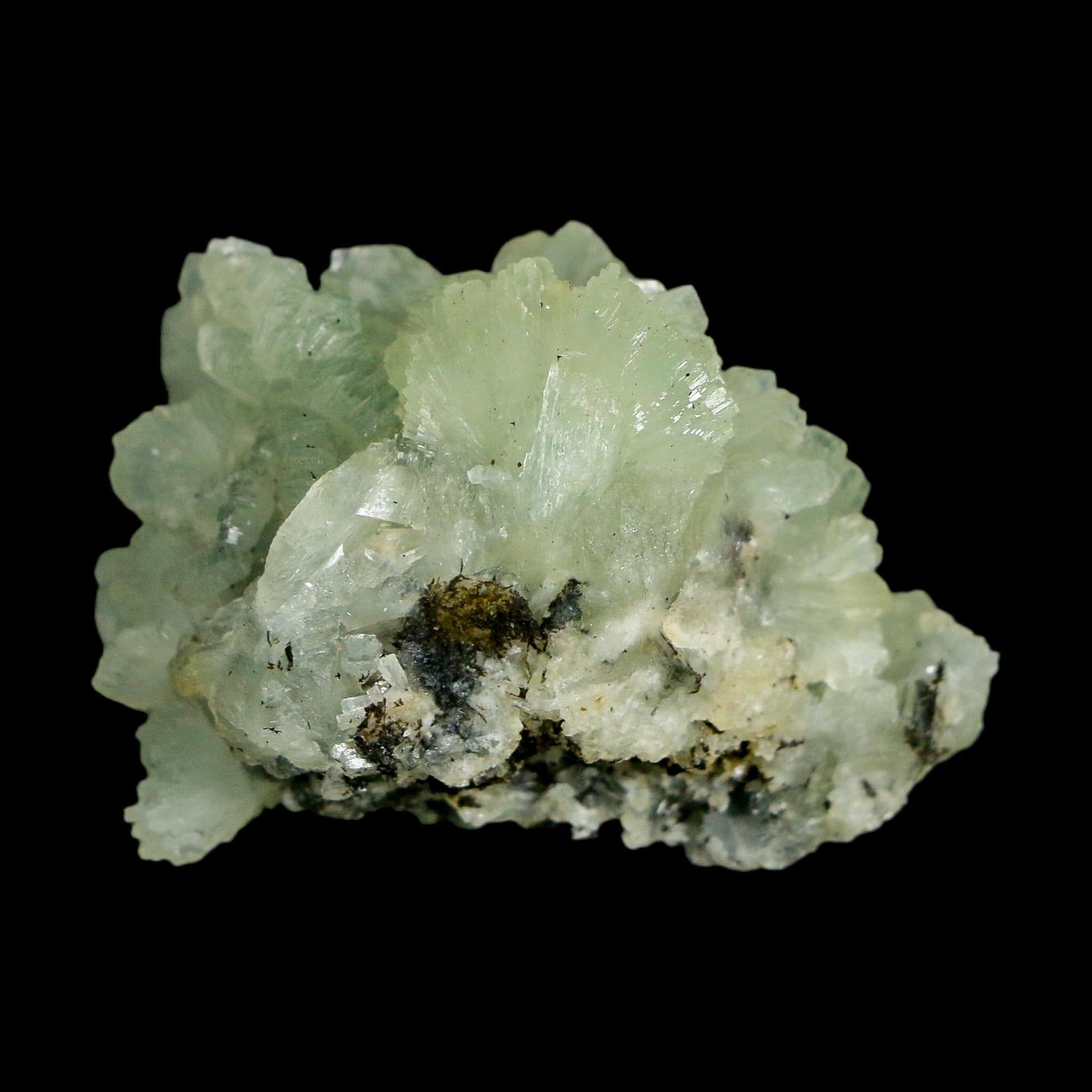 1.6" Rough Green Prehnite Crystal Mineral Specimen Location Imilchil, Morocco