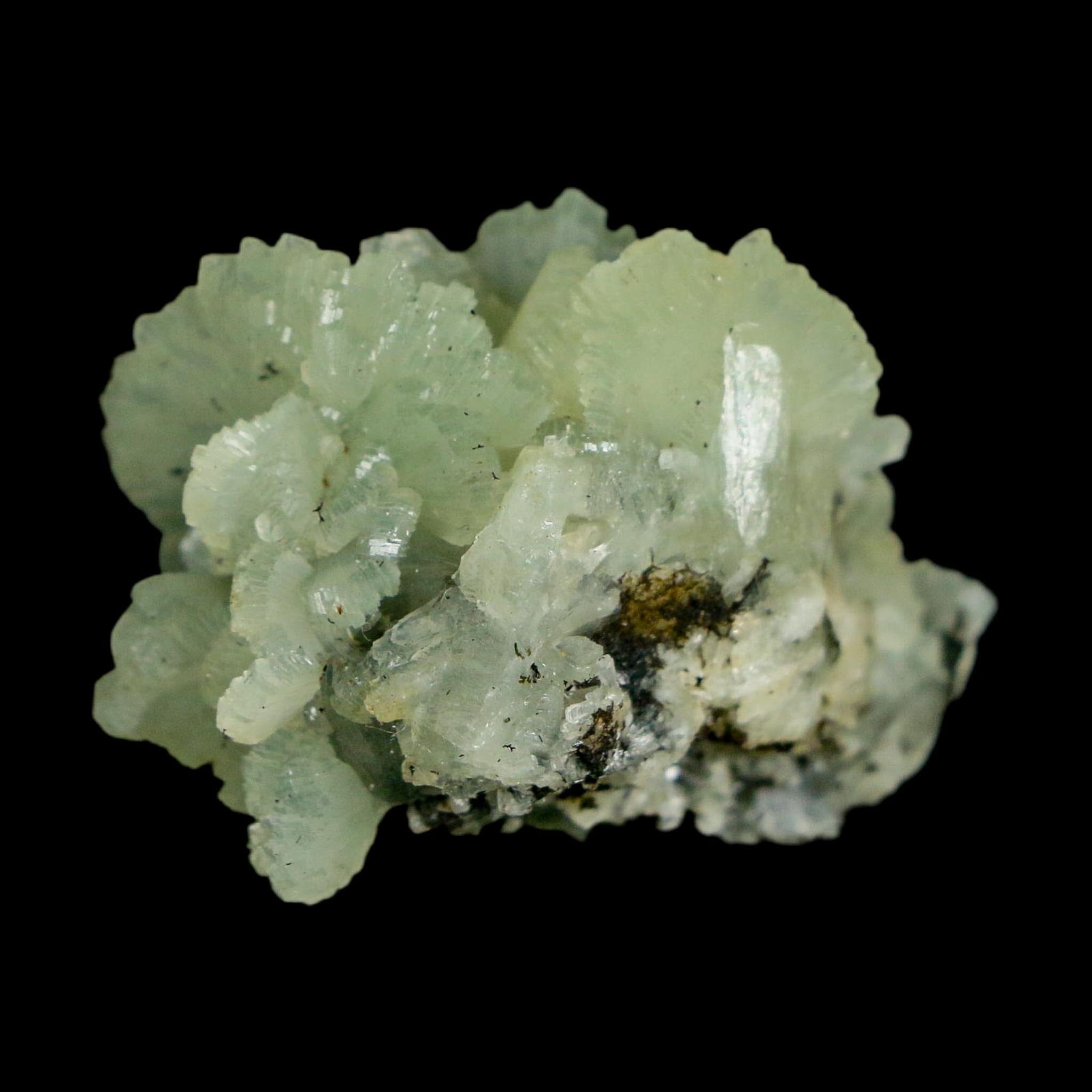 1.6" Rough Green Prehnite Crystal Mineral Specimen Location Imilchil, Morocco