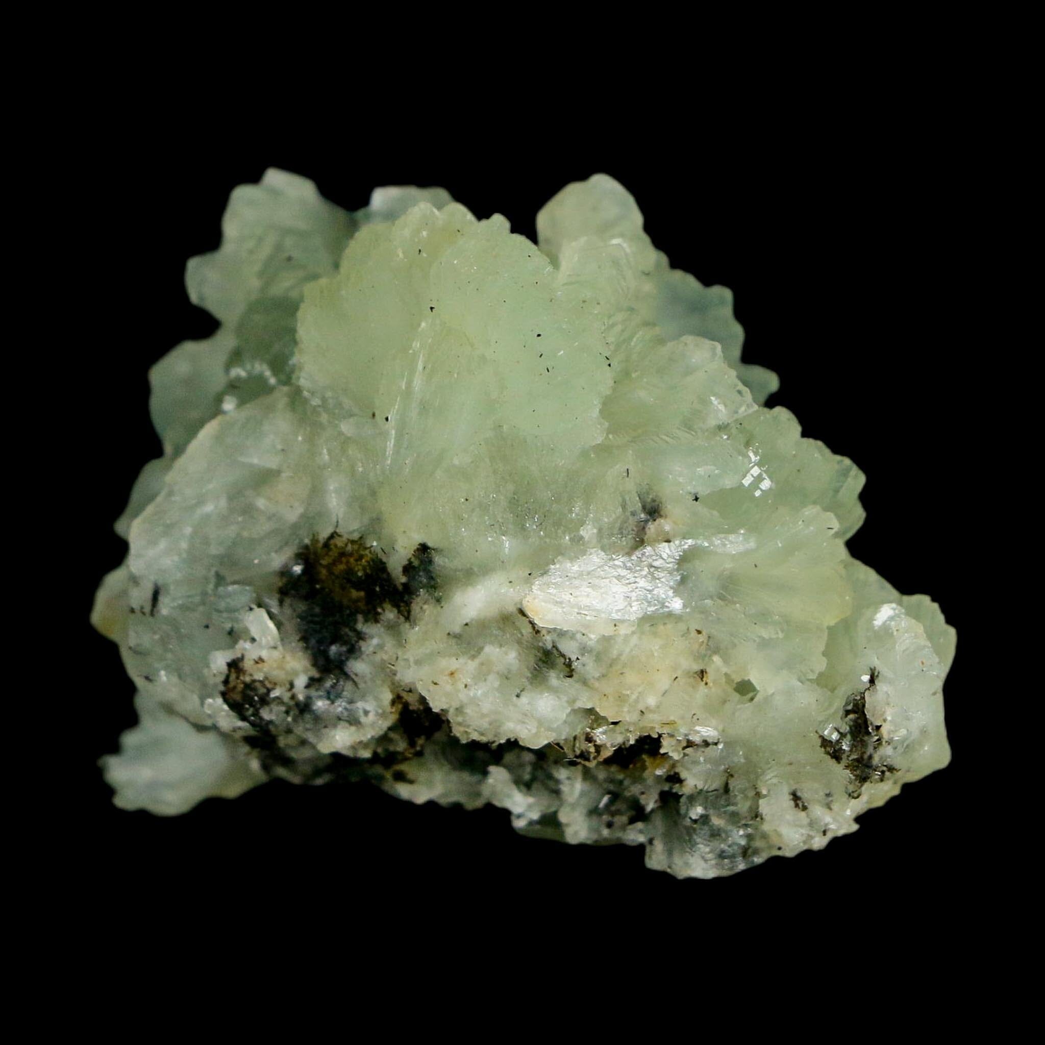 1.6" Rough Green Prehnite Crystal Mineral Specimen Location Imilchil, Morocco