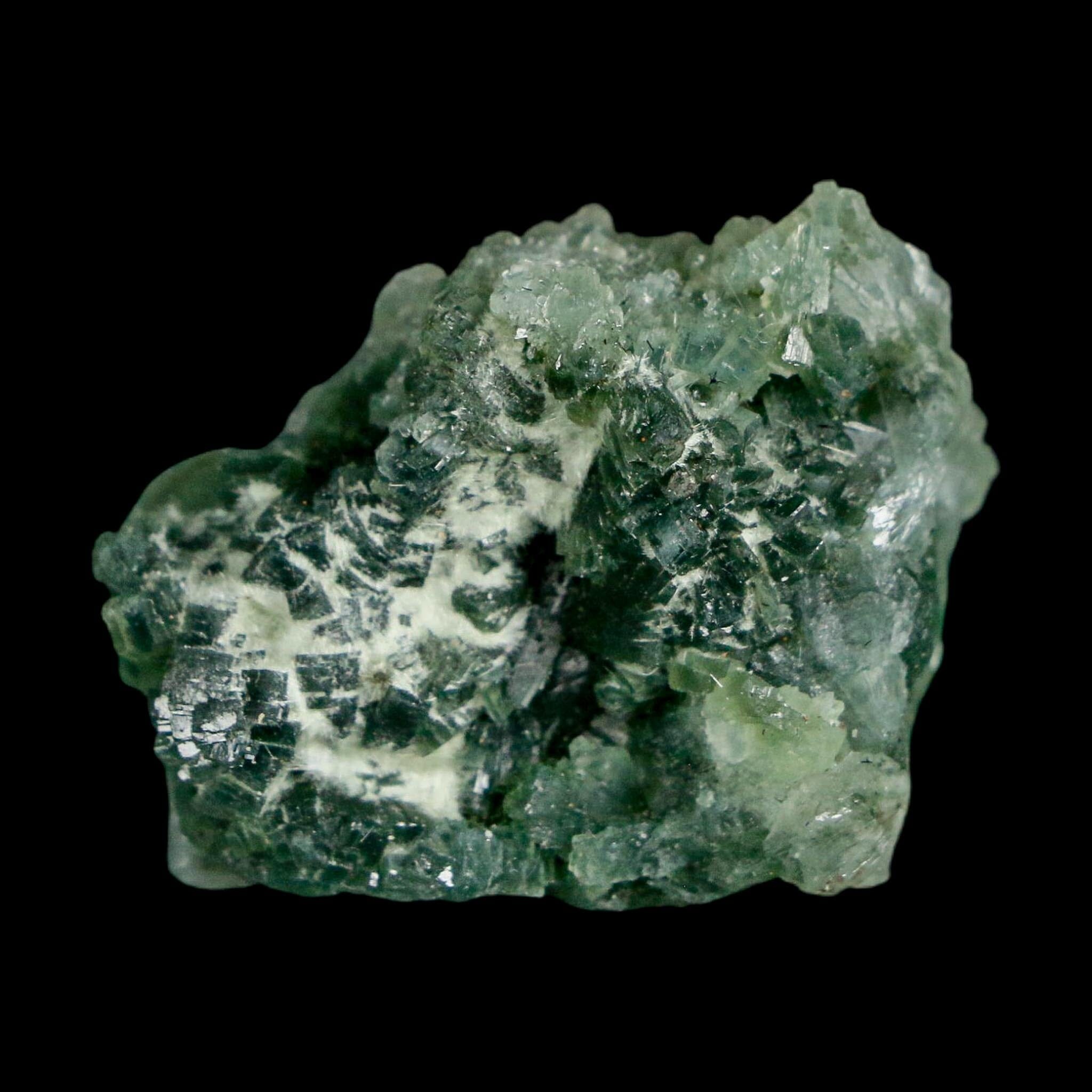 1.3" Rough Green Prehnite Crystal Mineral Specimen Location Imilchil, Morocco