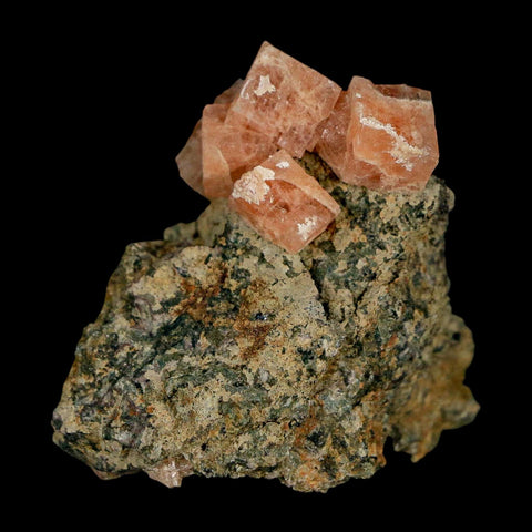 1.5" Orange Chabazite Zeolite Mineral Specimen Er Rachidia Province, Morocco