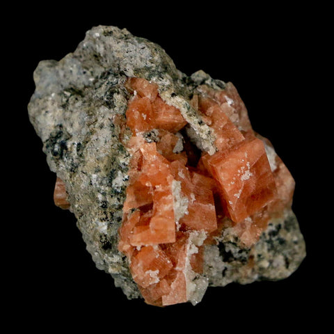 1.6" Orange Chabazite Zeolite Mineral Specimen Er Rachidia Province, Morocco