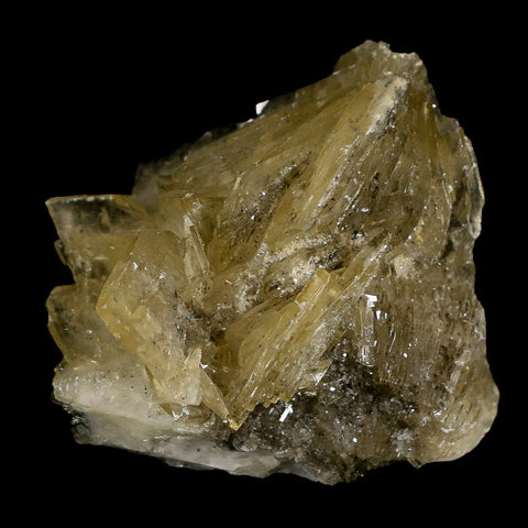 3" Barite Blades, Pyrite And Crystal Quartz Minerals Bou Nahas Mine Morocco - Fossil Age Minerals