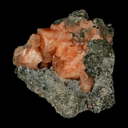 2.9" Orange Chabazite Zeolite Mineral Specimen Er Rachidia Province, Morocco