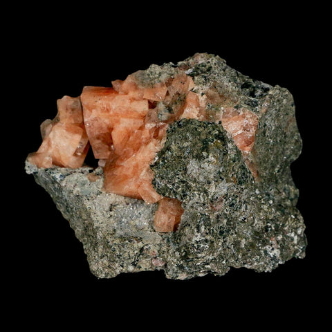 2.9" Orange Chabazite Zeolite Mineral Specimen Er Rachidia Province, Morocco