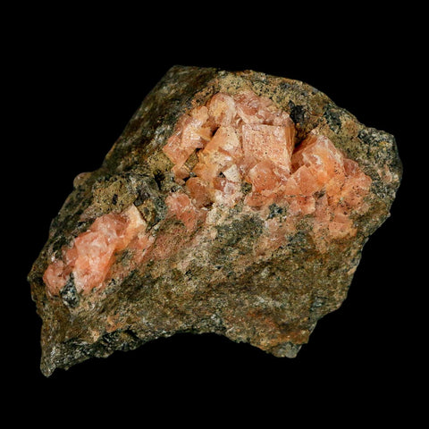 2.8" Orange Chabazite Zeolite Mineral Specimen Er Rachidia Province, Morocco