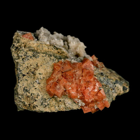 2.3" Orange Chabazite Zeolite Mineral Specimen Er Rachidia Province, Morocco