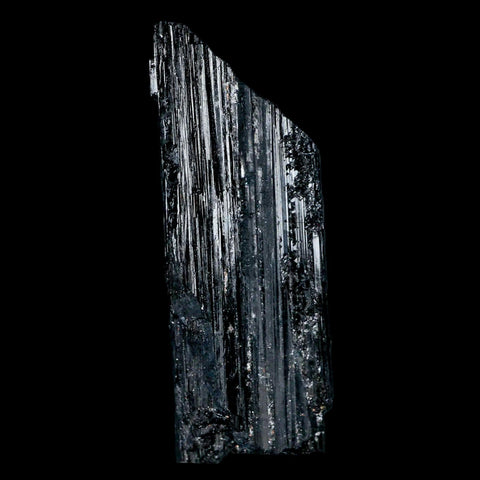 3.6" Natural Rough Black Tourmaline Mineral Crystal Specimen Schorl Brazil - Fossil Age Minerals