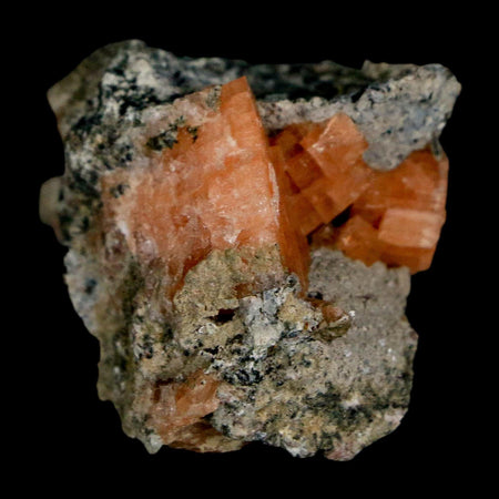 1.7" Orange Chabazite Zeolite Mineral Specimen Er Rachidia Province, Morocco
