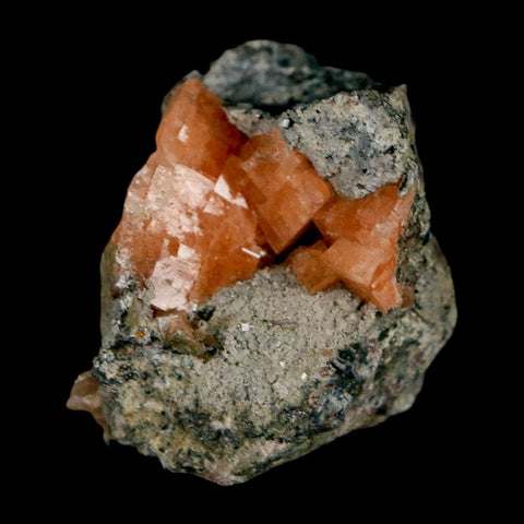 1.7" Orange Chabazite Zeolite Mineral Specimen Er Rachidia Province, Morocco