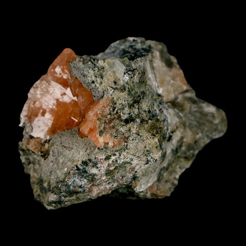 1.7" Orange Chabazite Zeolite Mineral Specimen Er Rachidia Province, Morocco