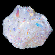 2.1" Rainbow Aura Quartz Crystal Cluster Titanium Bismuth Mineral Specimen