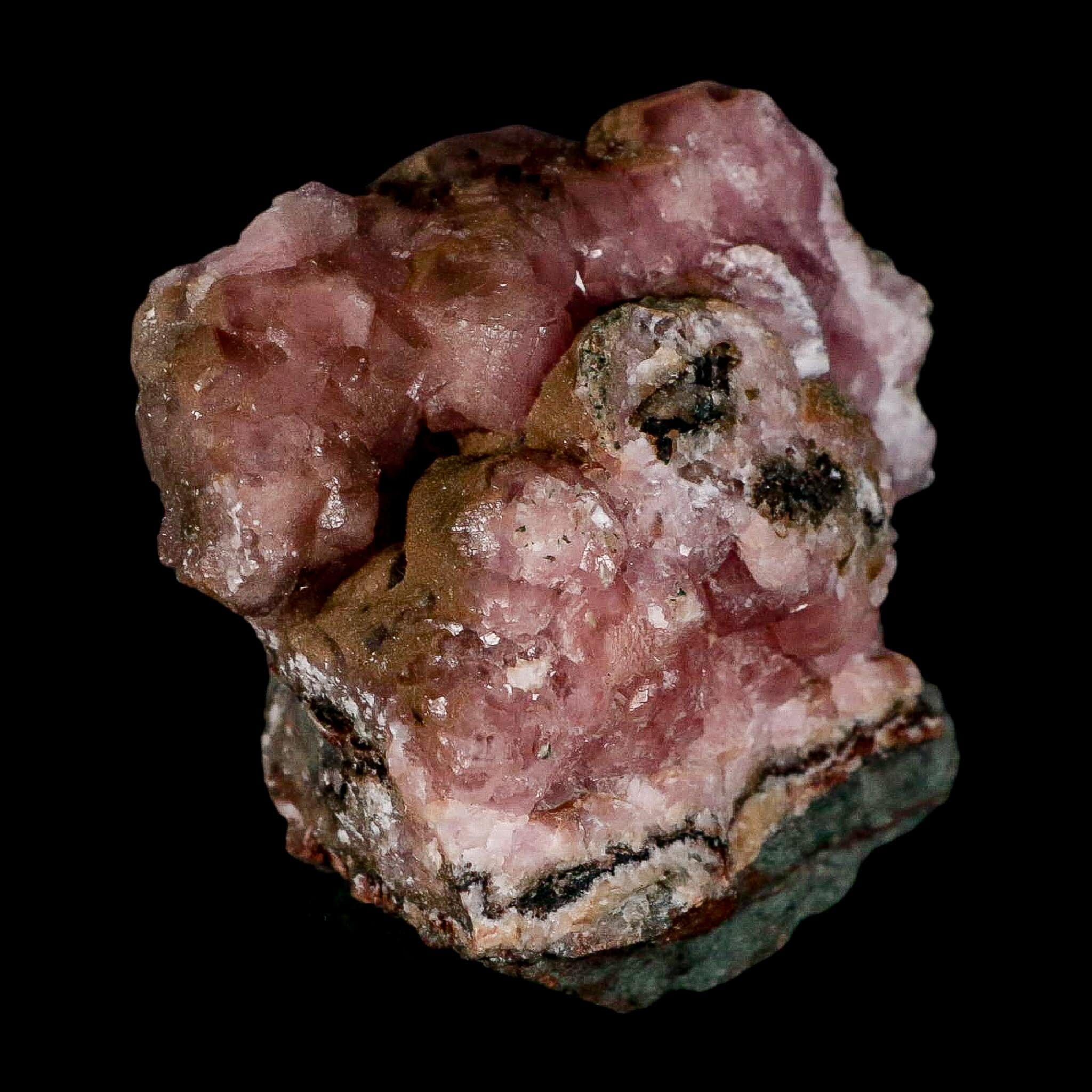 3.3" Pink Cobaltain Cobalt Calcite Natural Crystal Druzy Mineral Specimen Morocco - Fossil Age Minerals