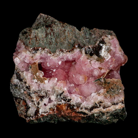 3" Pink Cobaltain Cobalt Calcite Natural Crystal Druzy Mineral Specimen Morocco