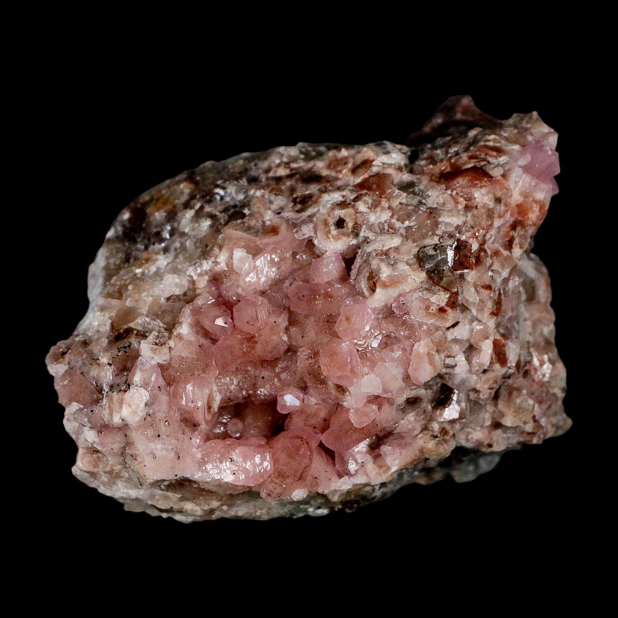 2.8" Pink Cobaltain Cobalt Calcite Natural Crystal Druzy Mineral Specimen Morocco - Fossil Age Minerals