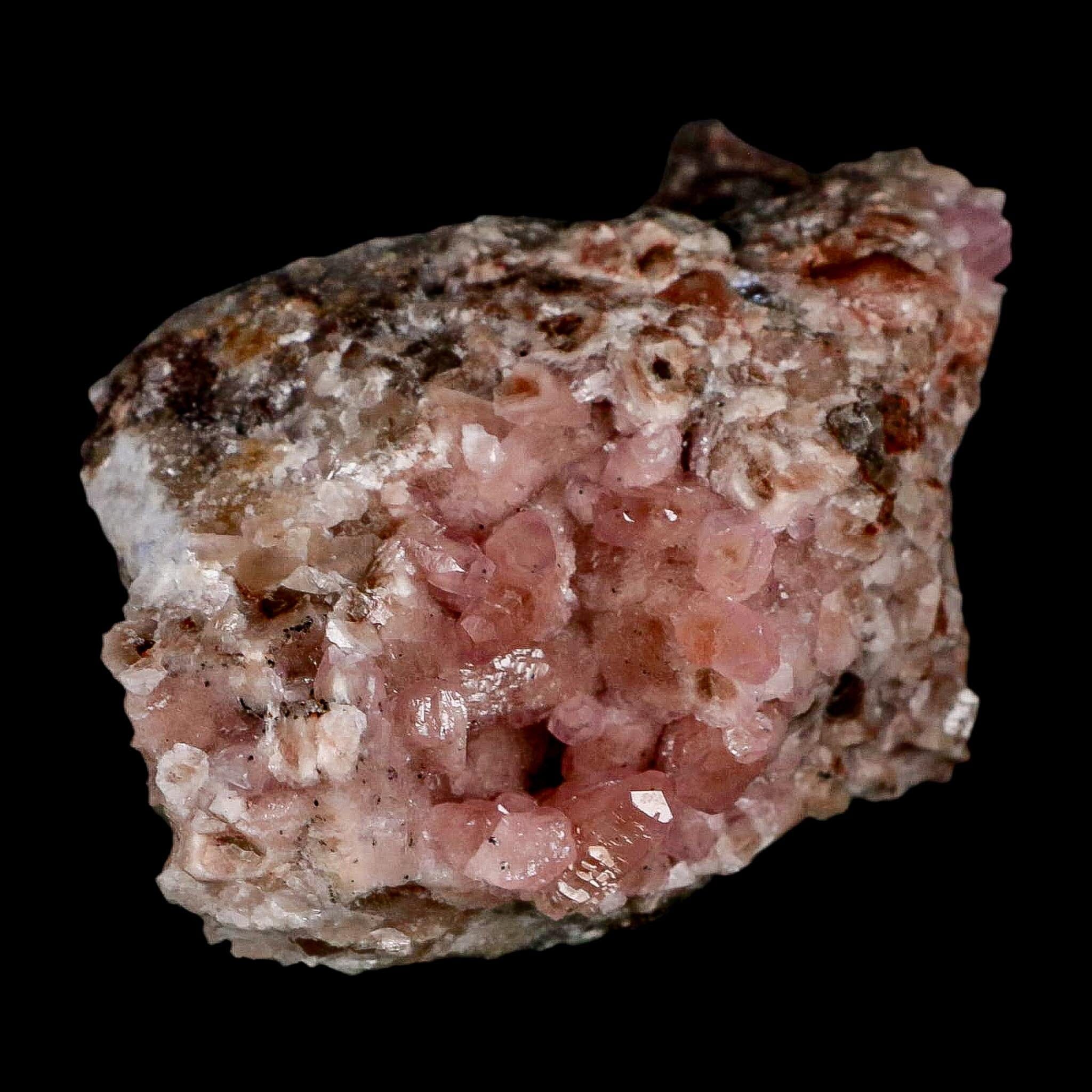 2.8" Pink Cobaltain Cobalt Calcite Natural Crystal Druzy Mineral Specimen Morocco - Fossil Age Minerals
