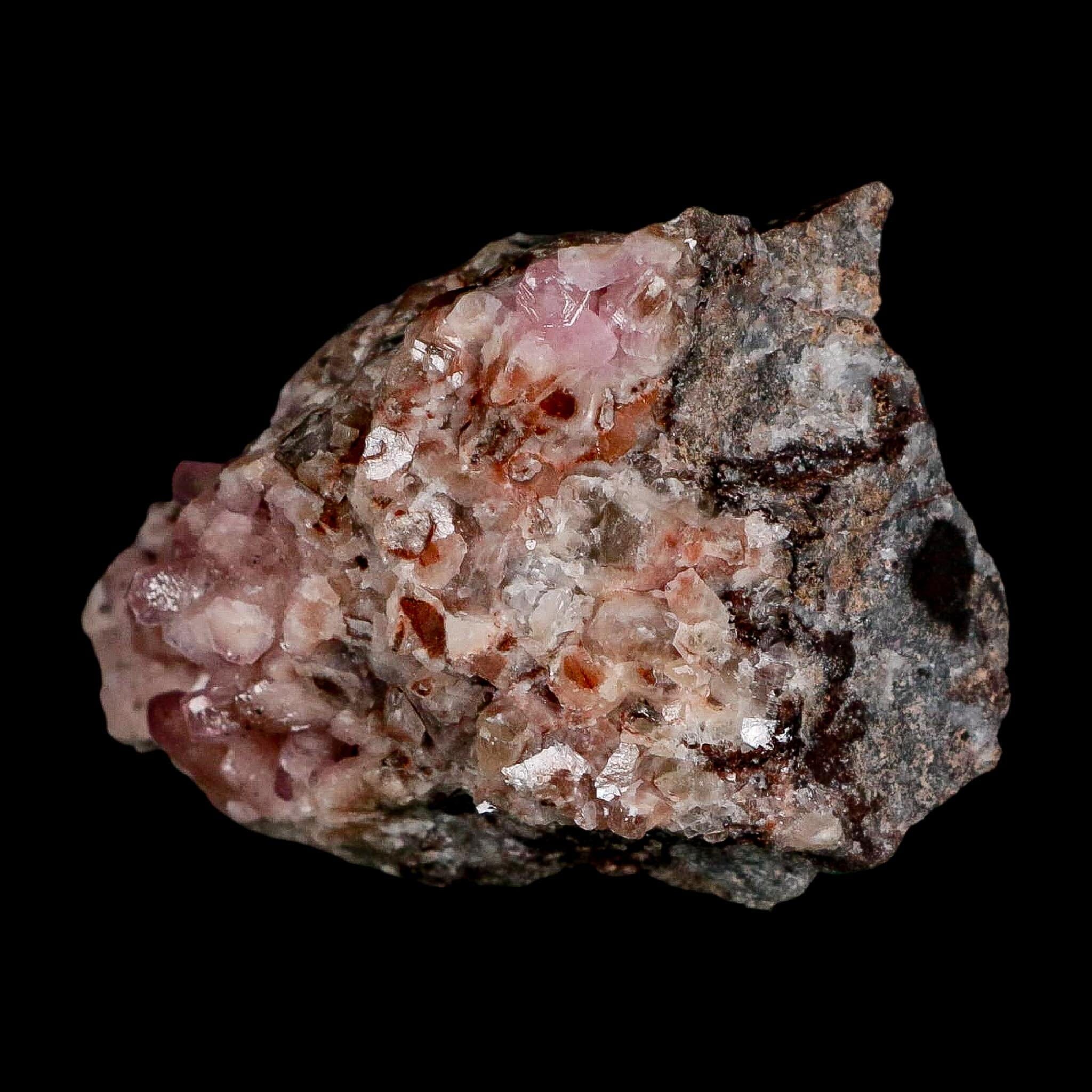 2.8" Pink Cobaltain Cobalt Calcite Natural Crystal Druzy Mineral Specimen Morocco - Fossil Age Minerals