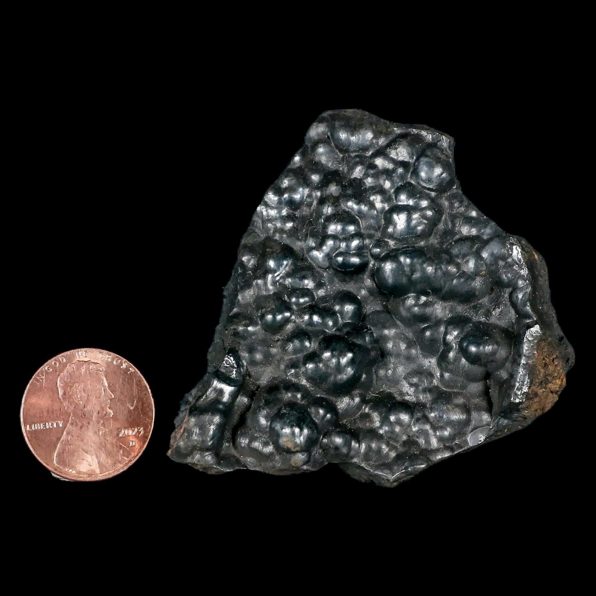 2.2" Hematite Botryoidal Kidney Ore Rock Mineral Specimen Irhoud Mine, Morocco - Fossil Age Minerals
