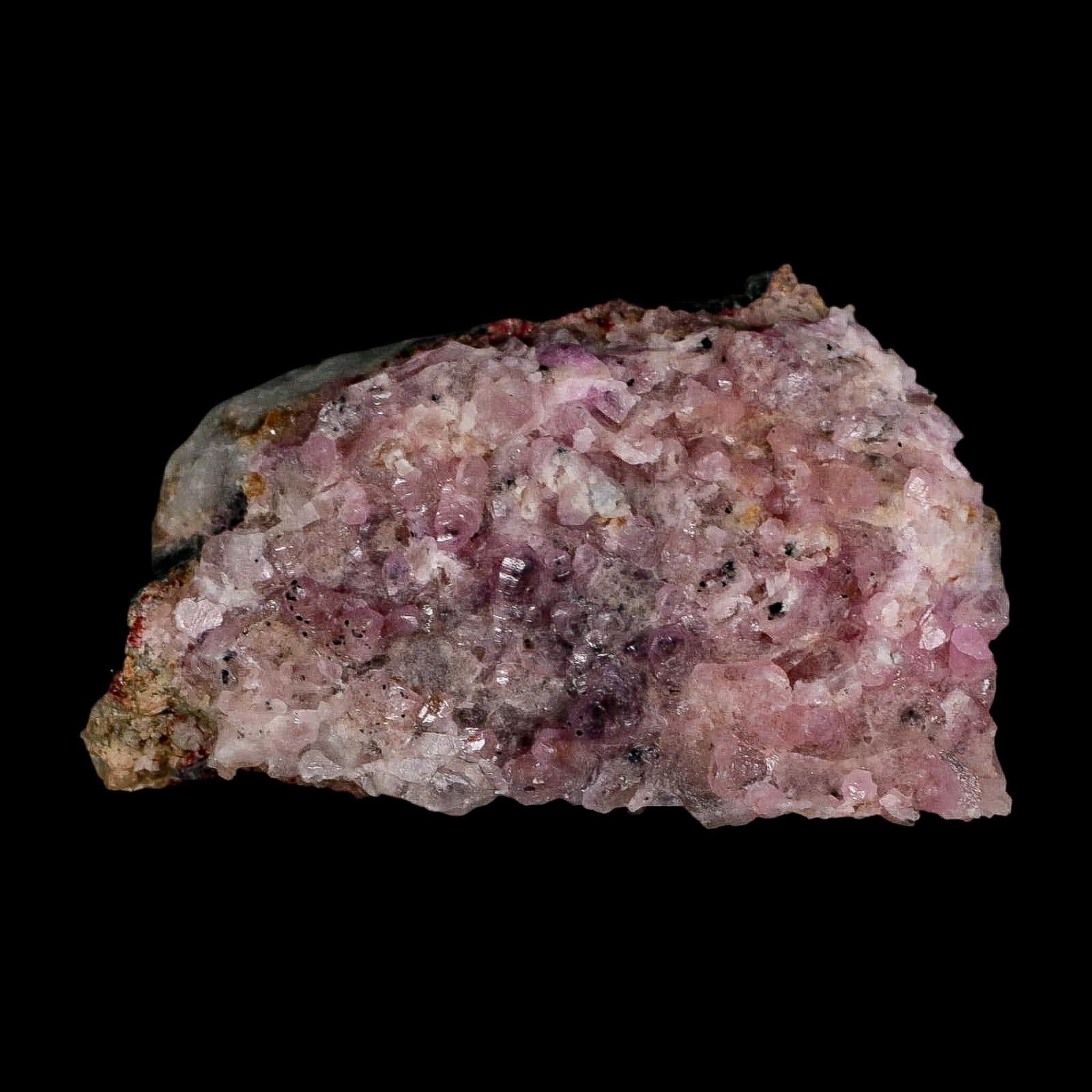 3.9" Pink Cobaltain Cobalt Calcite Natural Crystal Druzy Mineral Specimen Morocco - Fossil Age Minerals