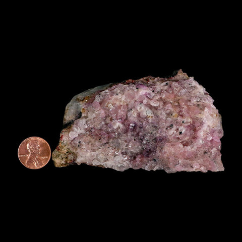 3.9" Pink Cobaltain Cobalt Calcite Natural Crystal Druzy Mineral Specimen Morocco
