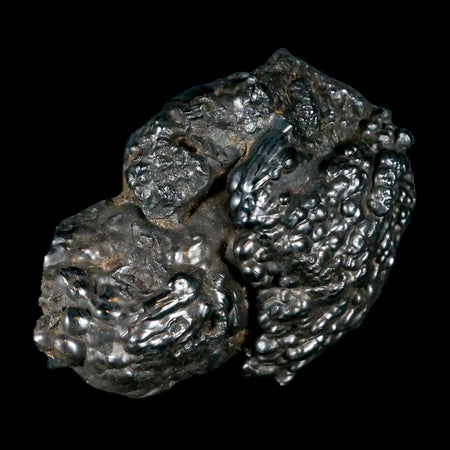 2.7" Hematite Botryoidal Kidney Ore Rock Mineral Specimen Irhoud Mine, Morocco