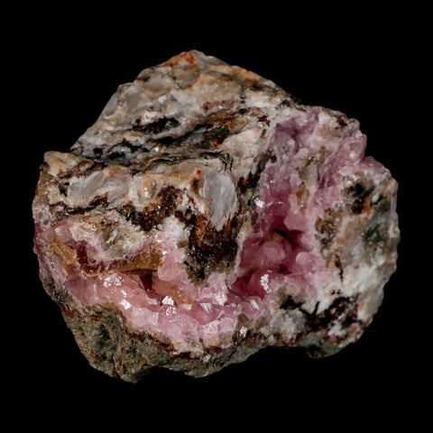 2.9" Pink Cobaltain Cobalt Calcite Natural Crystal Druzy Mineral Specimen Morocco