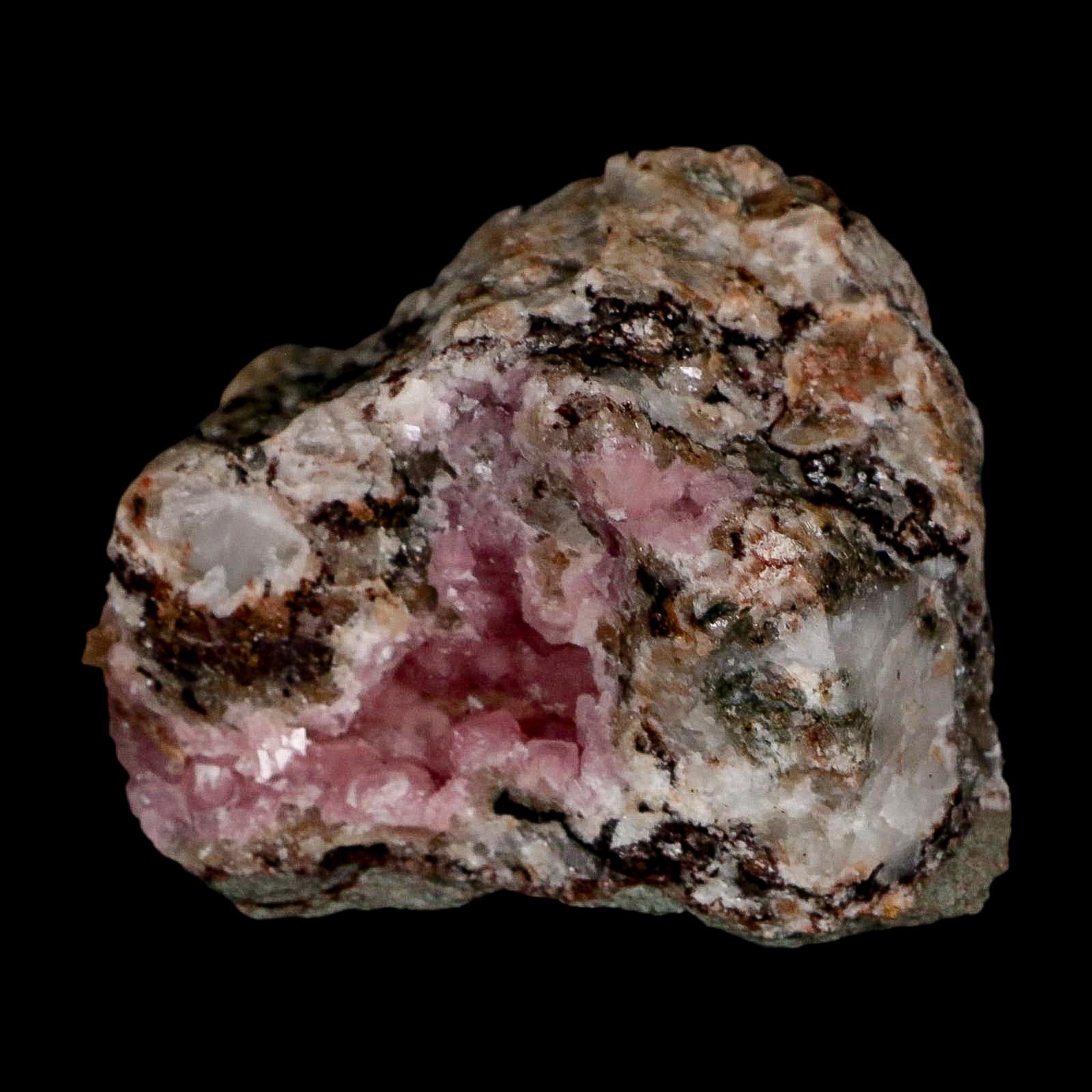 2.9" Pink Cobaltain Cobalt Calcite Natural Crystal Druzy Mineral Specimen Morocco - Fossil Age Minerals
