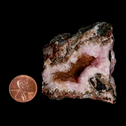 2.4" Pink Cobaltain Cobalt Calcite Natural Crystal Druzy Mineral Specimen Morocco