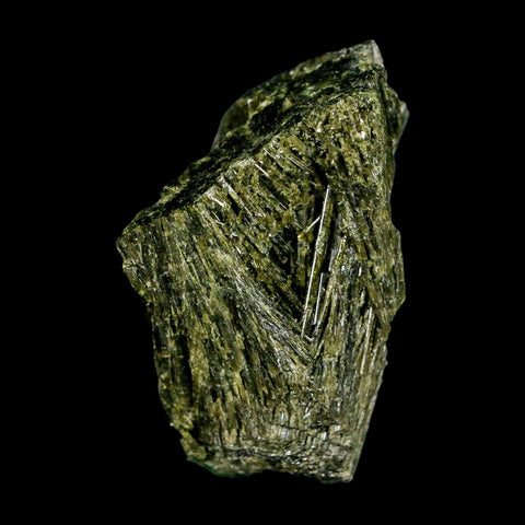 2.3" Rough Deep Green Epidote Crystal Quartz Mineral Specimen Canete Province Peru - Fossil Age Minerals