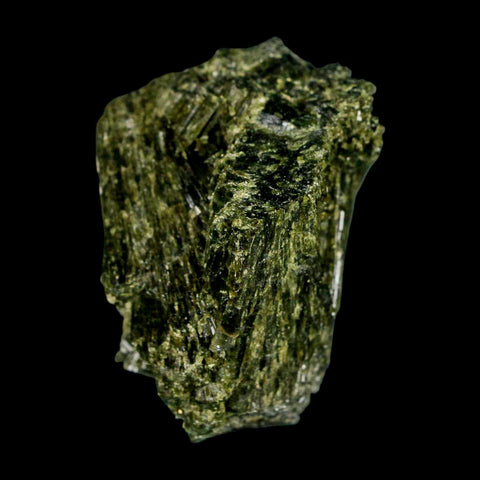 2.3" Rough Deep Green Epidote Crystal Quartz Mineral Specimen Canete Province Peru - Fossil Age Minerals