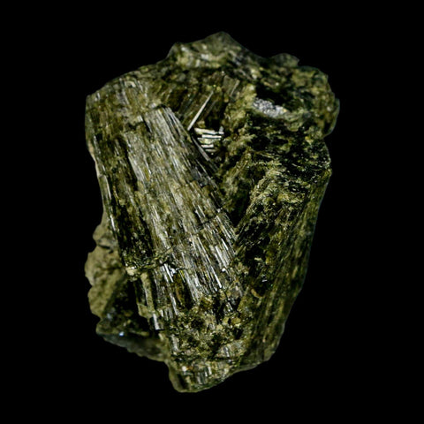 2.3" Rough Deep Green Epidote Crystal Quartz Mineral Specimen Canete Province Peru - Fossil Age Minerals