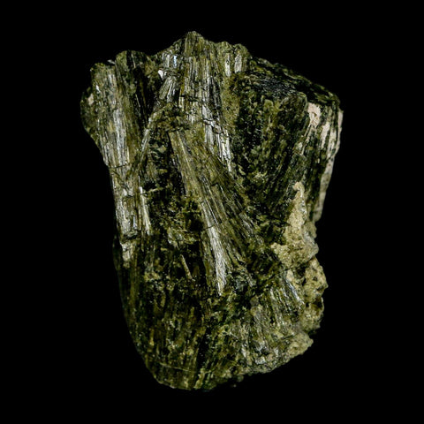 2.3" Rough Deep Green Epidote Crystal Quartz Mineral Specimen Canete Province Peru - Fossil Age Minerals