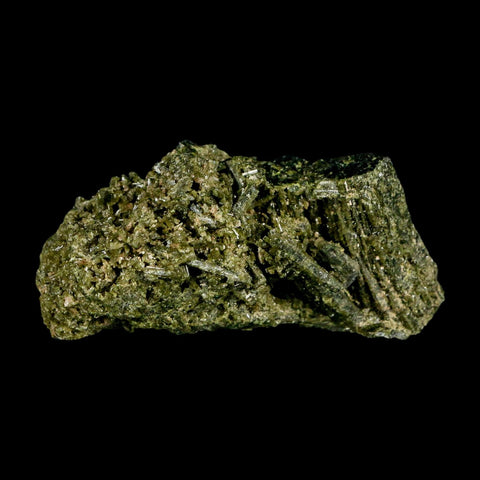 2.5" Rough Deep Green Epidote Crystal Quartz Mineral Specimen Canete Province Peru - Fossil Age Minerals
