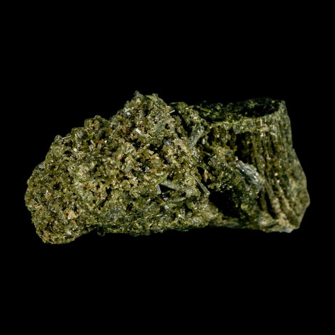 2.5" Rough Deep Green Epidote Crystal Quartz Mineral Specimen Canete Province Peru - Fossil Age Minerals